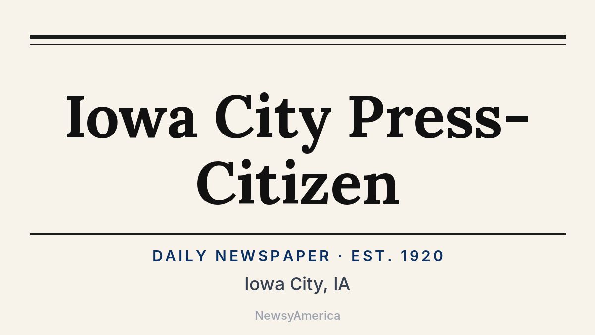 Iowa City Press-Citizen – Iowa