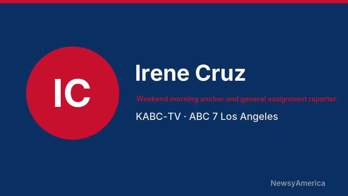 Irene Cruz – KABC-TV, Los Angeles