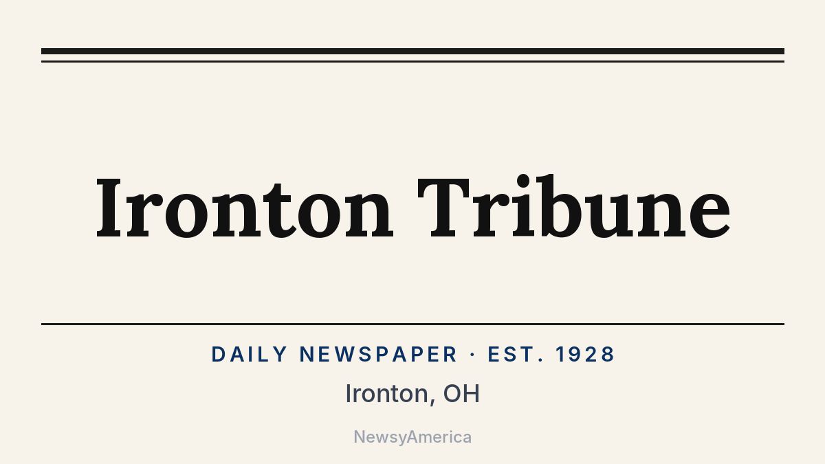 Ironton Tribune – Ohio