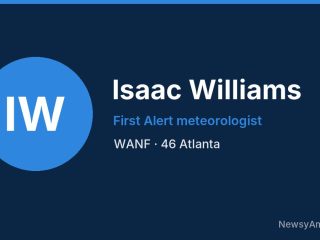 Isaac Williams, First Alert meteorologist, WANF