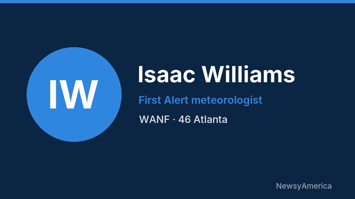 Isaac Williams – WANF, Atlanta