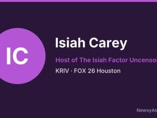 Isiah Carey, Host of The Isiah Factor Uncensored, KRIV