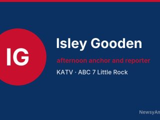 Isley Gooden, afternoon anchor and reporter, KATV