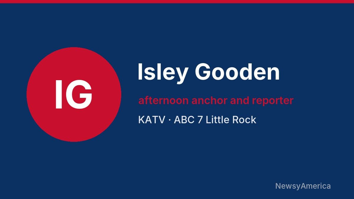 Isley Gooden – KATV, Little Rock