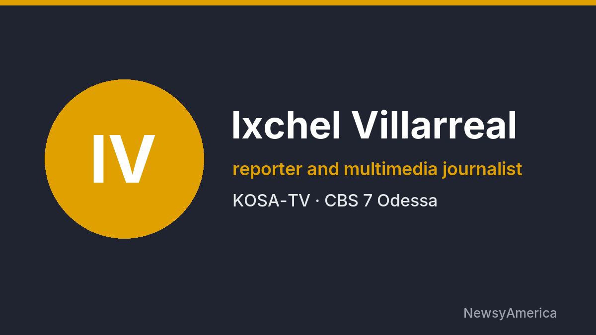 Ixchel Villarreal – KOSA-TV, Odessa