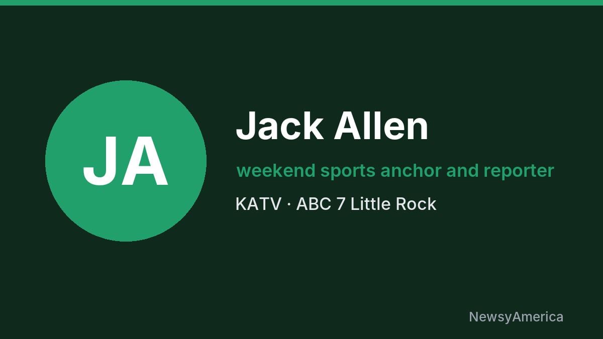 Jack Allen – KATV, Little Rock