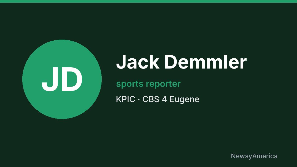 Jack Demmler – KPIC, Eugene