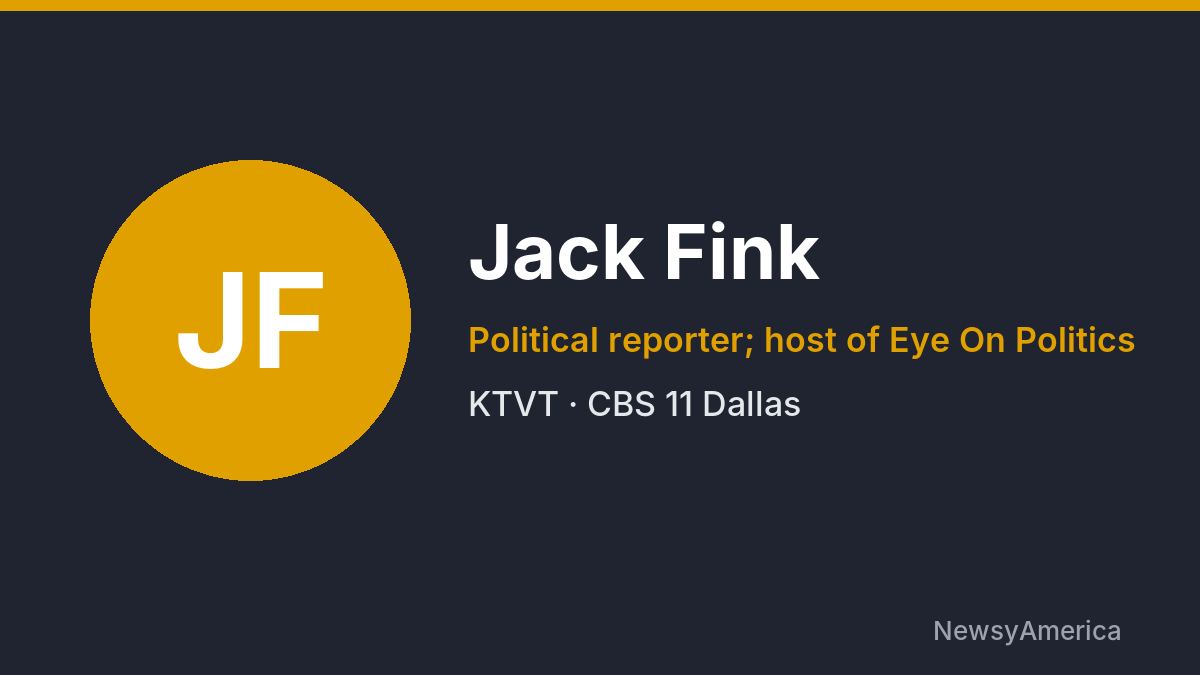 Jack Fink – KTVT, Dallas