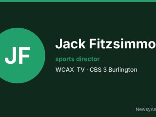 Jack Fitzsimmons, sports director, WCAX-TV