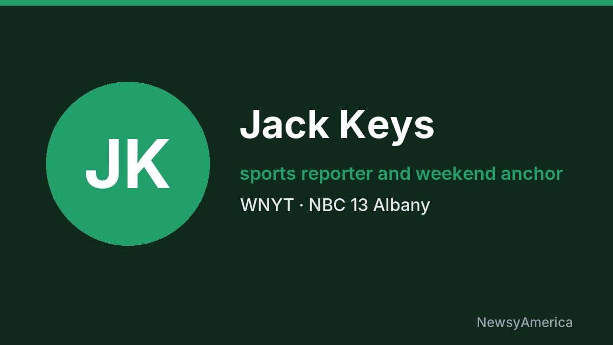 Jack Keys – WNYT, Albany