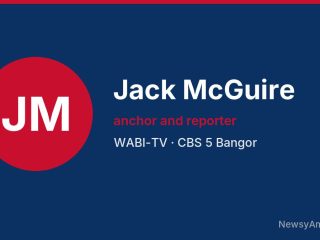 Jack McGuire, anchor and reporter, WABI-TV