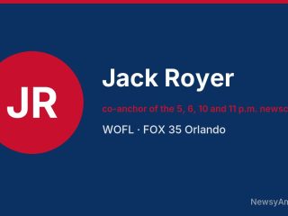 Jack Royer, co-anchor of the 5, 6, 10 and 11 p.m. newscasts, WOFL