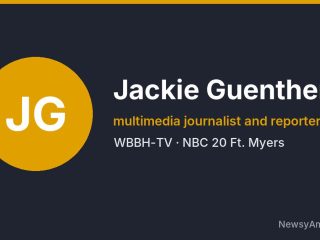 Jackie Guenther, multimedia journalist and reporter, WBBH-TV