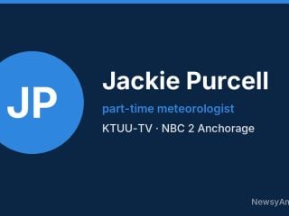 Jackie Purcell, part-time meteorologist, KTUU-TV