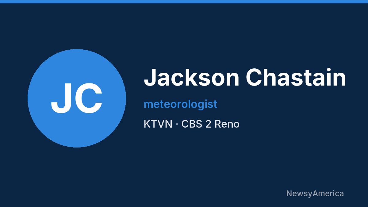 Jackson Chastain – KTVN, Reno