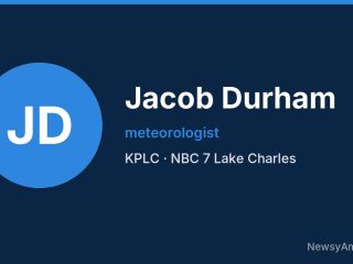 Jacob Durham, meteorologist, KPLC