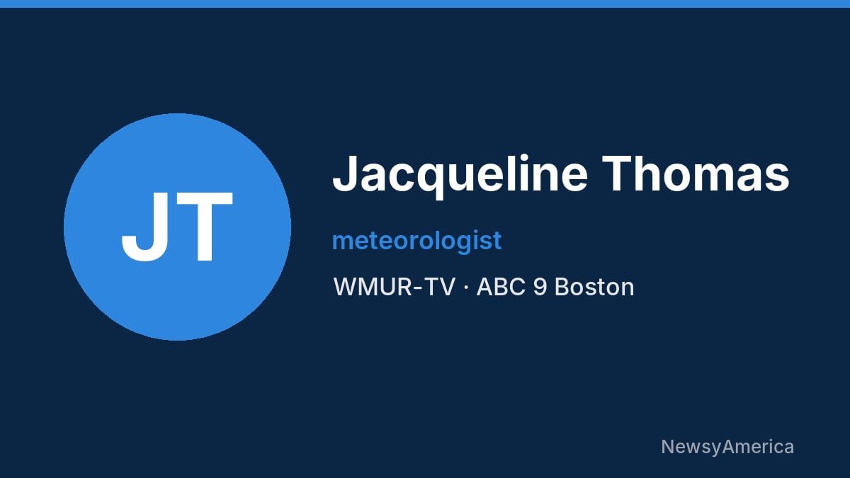 Jacqueline Thomas – WMUR-TV, Boston