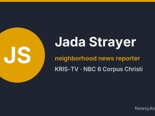 Jada Strayer, neighborhood news reporter, KRIS-TV