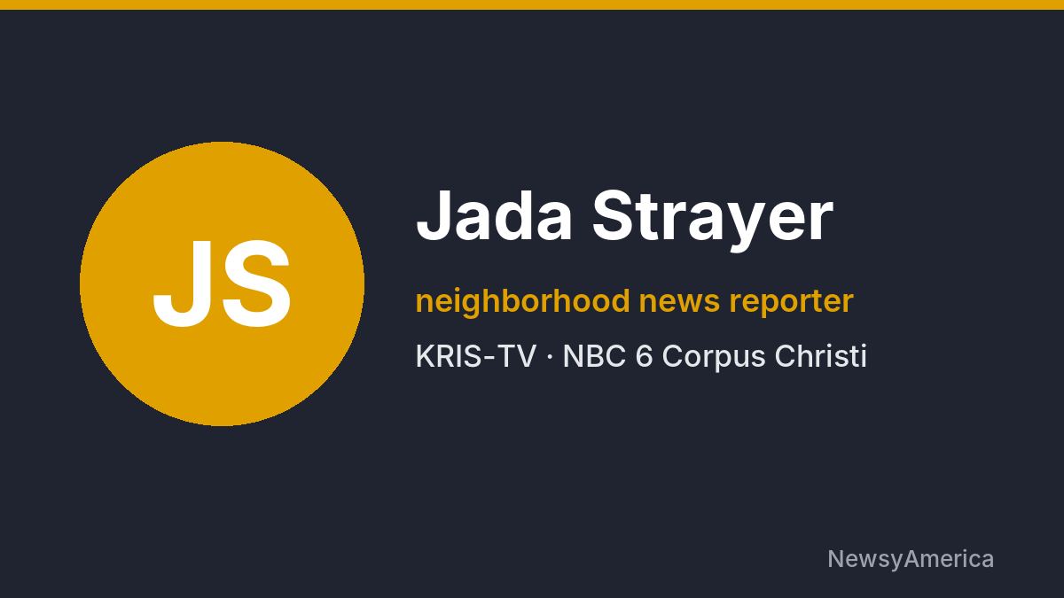 Jada Strayer – KRIS-TV, Corpus Christi