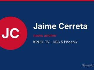 Jaime Cerreta, news anchor, KPHO-TV