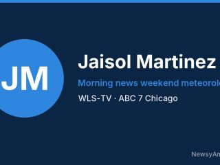 Jaisol Martinez, Morning news weekend meteorologist, WLS-TV
