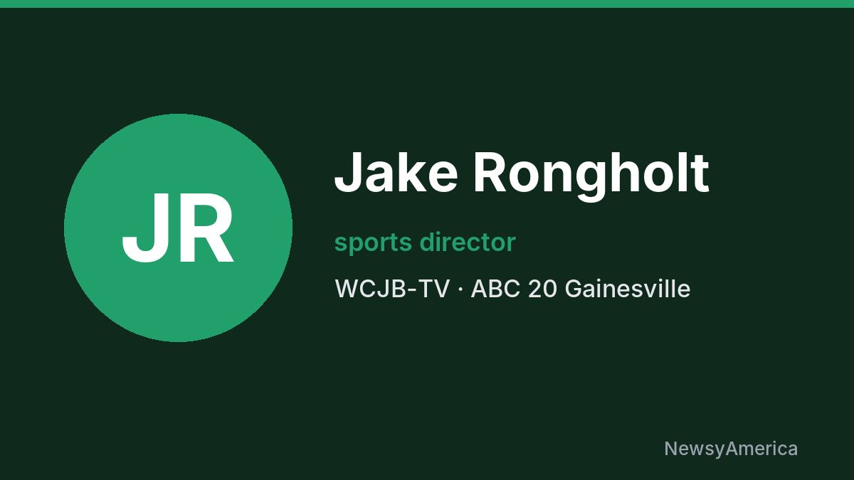 Jake Rongholt – WCJB-TV, Gainesville