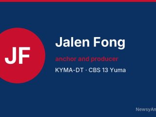 Jalen Fong, anchor and producer, KYMA-DT