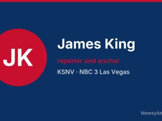 James King, reporter and anchor, KSNV