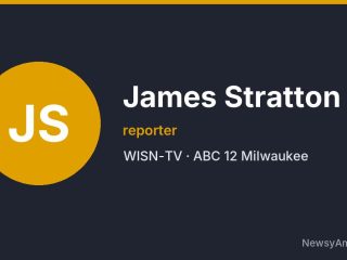 James Stratton, reporter, WISN-TV