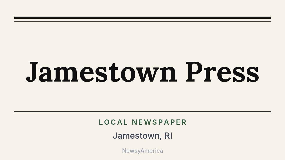 Jamestown Press – Rhode Island
