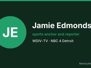 Jamie Edmonds, sports anchor and reporter, WDIV-TV
