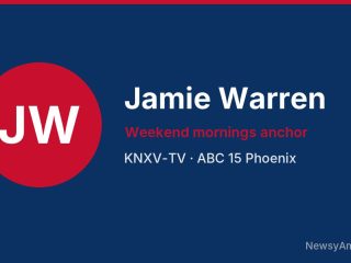 Jamie Warren, Weekend mornings anchor, KNXV-TV