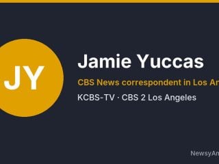 Jamie Yuccas, CBS News correspondent in Los Angeles, KCBS-TV