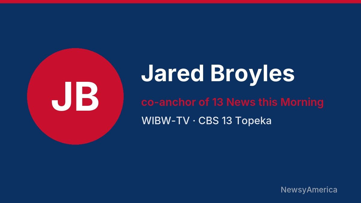 Jared Broyles – WIBW-TV, Topeka