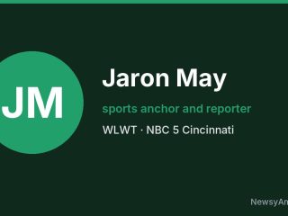 Jaron May, sports anchor and reporter, WLWT