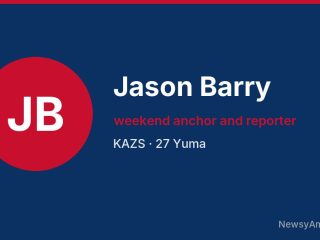 Jason Barry, weekend anchor and reporter, KAZS