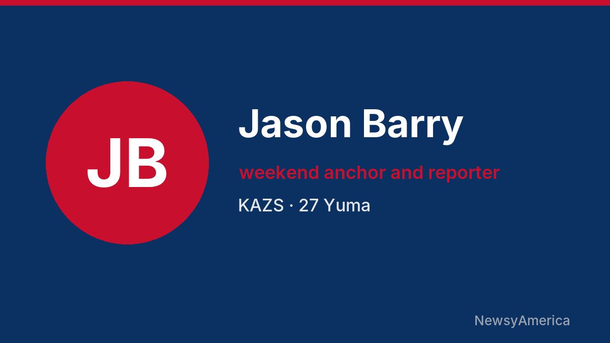 Jason Barry – KAZS, Yuma