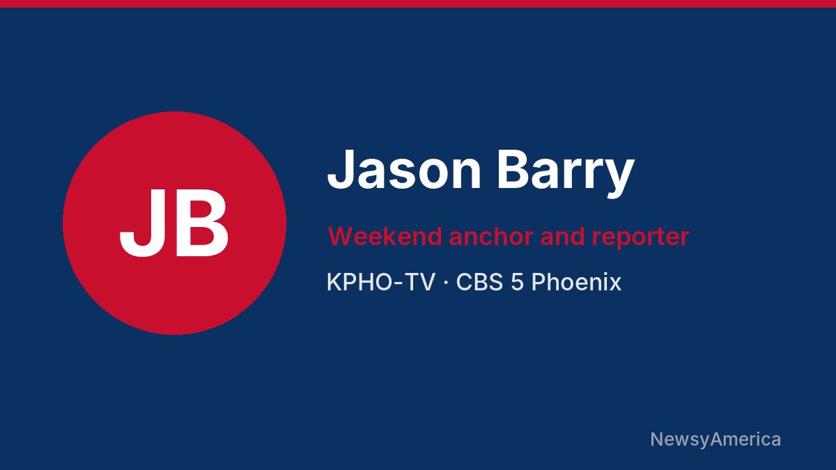 Jason Barry – KPHO-TV, Phoenix