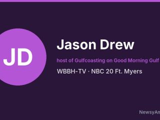 Jason Drew, host of Gulfcoasting on Good Morning Gulf Coast, WBBH-TV