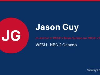 Jason Guy, co-anchor of WESH 2 News Sunrise and WESH 2 News at Noon, WESH