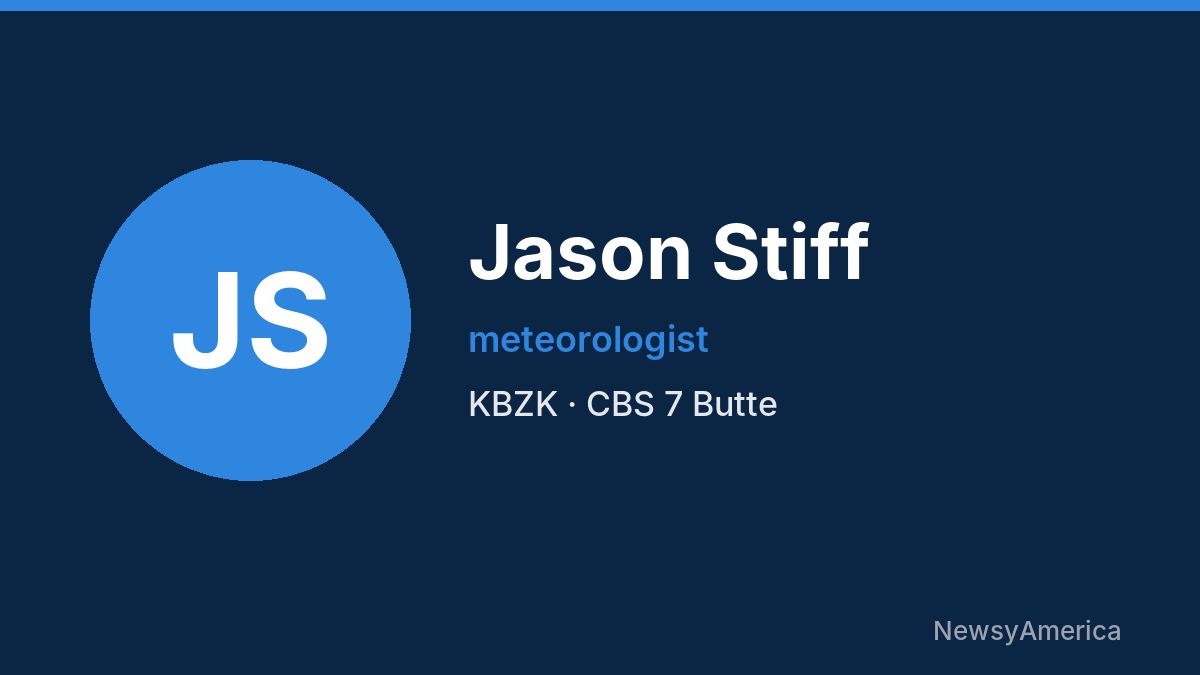 Jason Stiff – KBZK, Butte