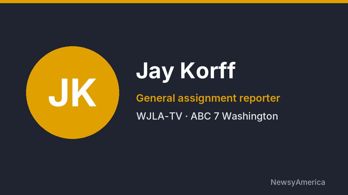 Jay Korff – WJLA-TV, Washington