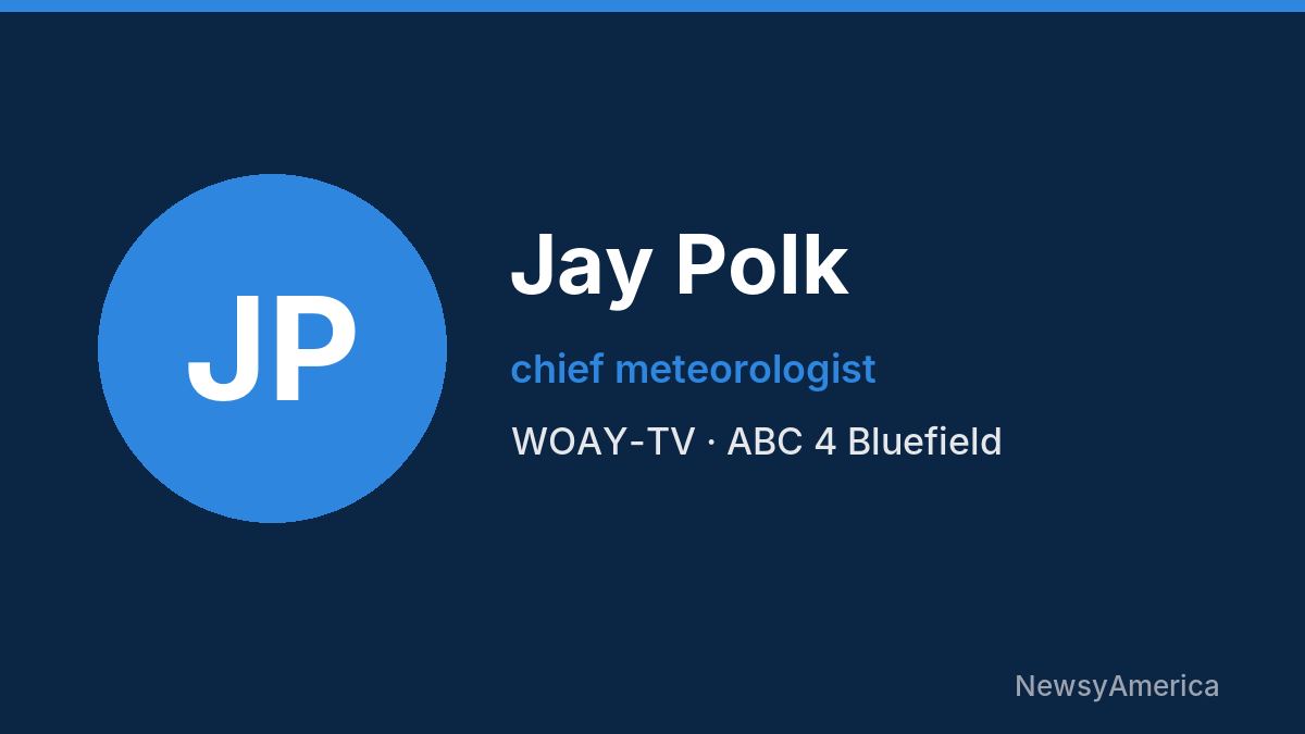 Jay Polk – WOAY-TV, Bluefield