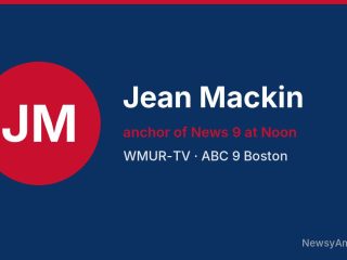 Jean Mackin, anchor of News 9 at Noon, WMUR-TV