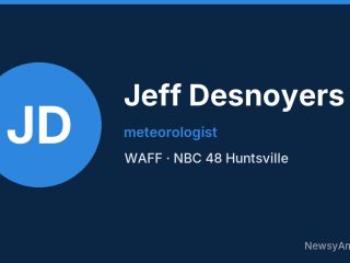 Jeff Desnoyers, meteorologist, WAFF