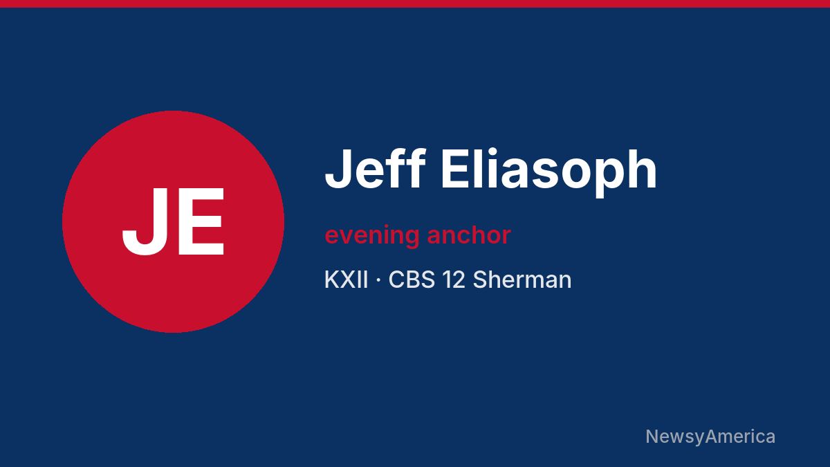 Jeff Eliasoph – KXII, Sherman