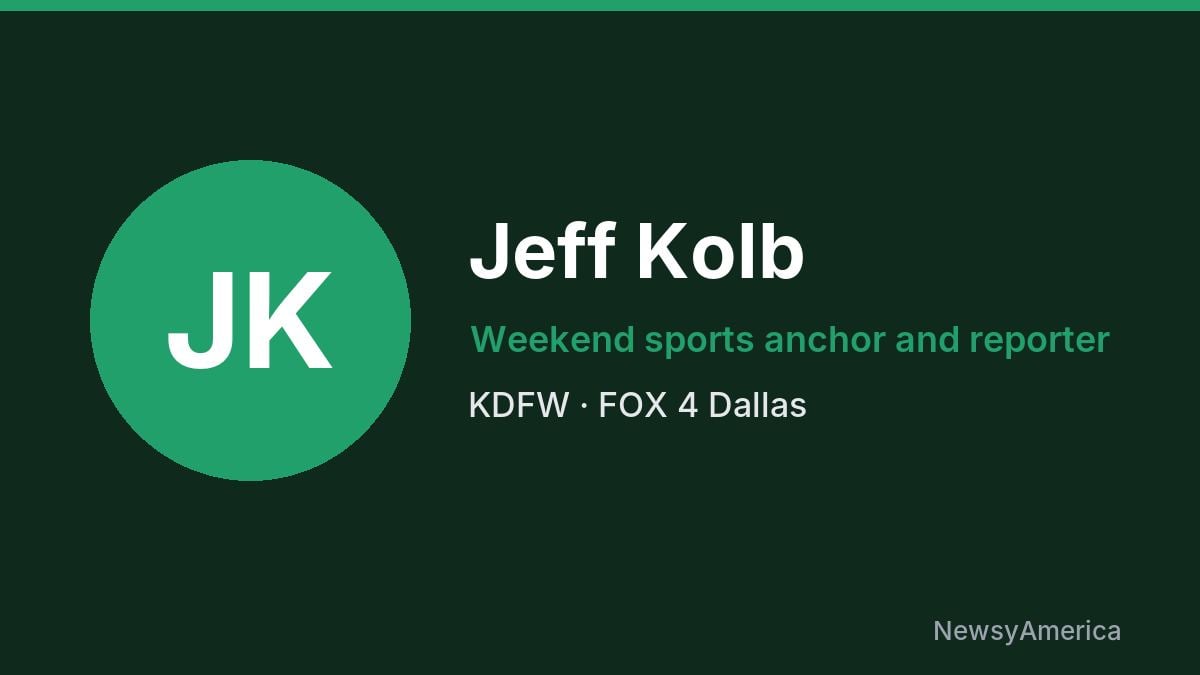 Jeff Kolb – KDFW, Dallas