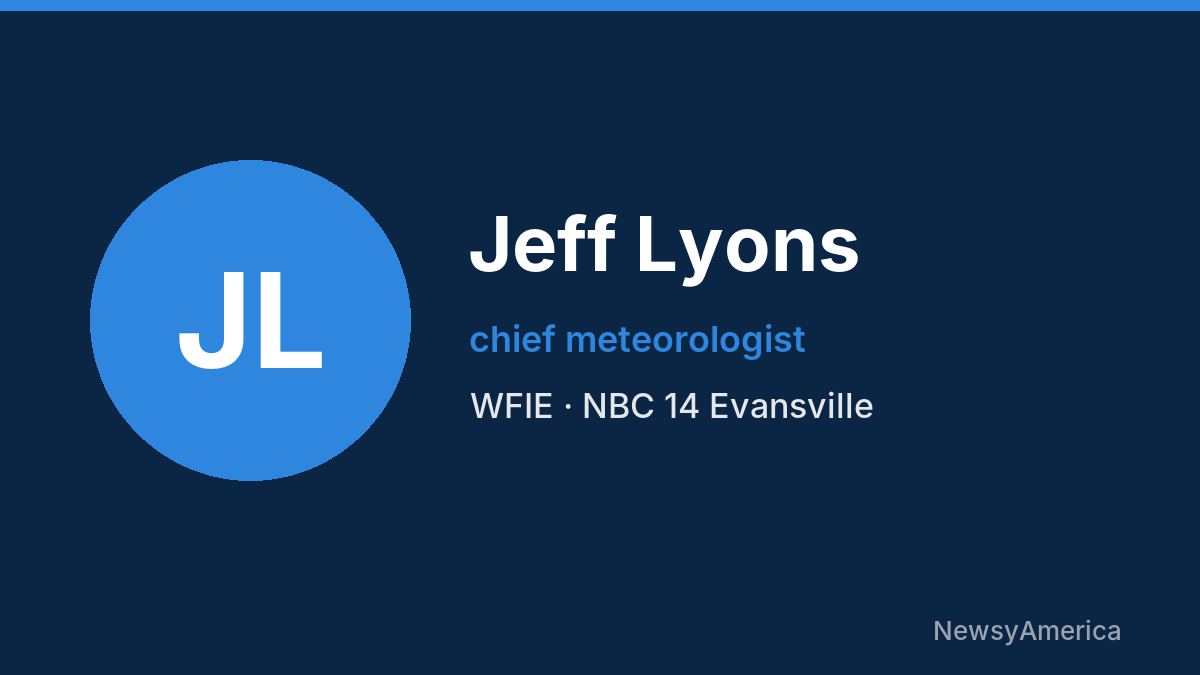 Jeff Lyons – WFIE, Evansville