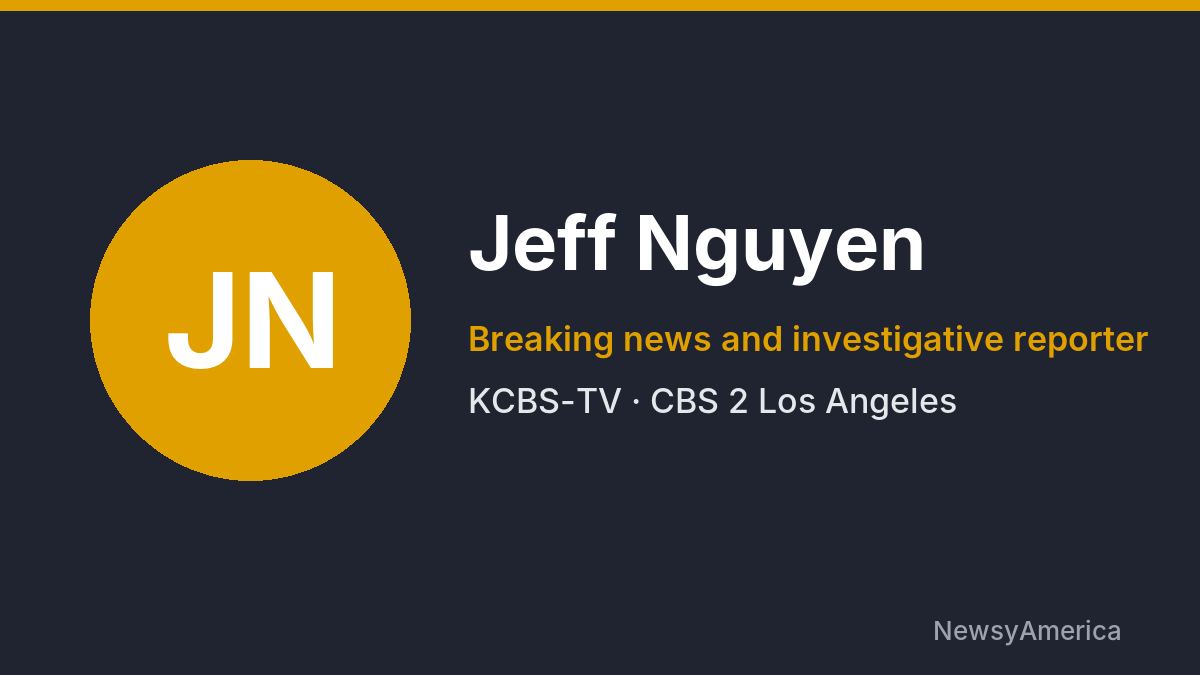 Jeff Nguyen – KCBS-TV, Los Angeles