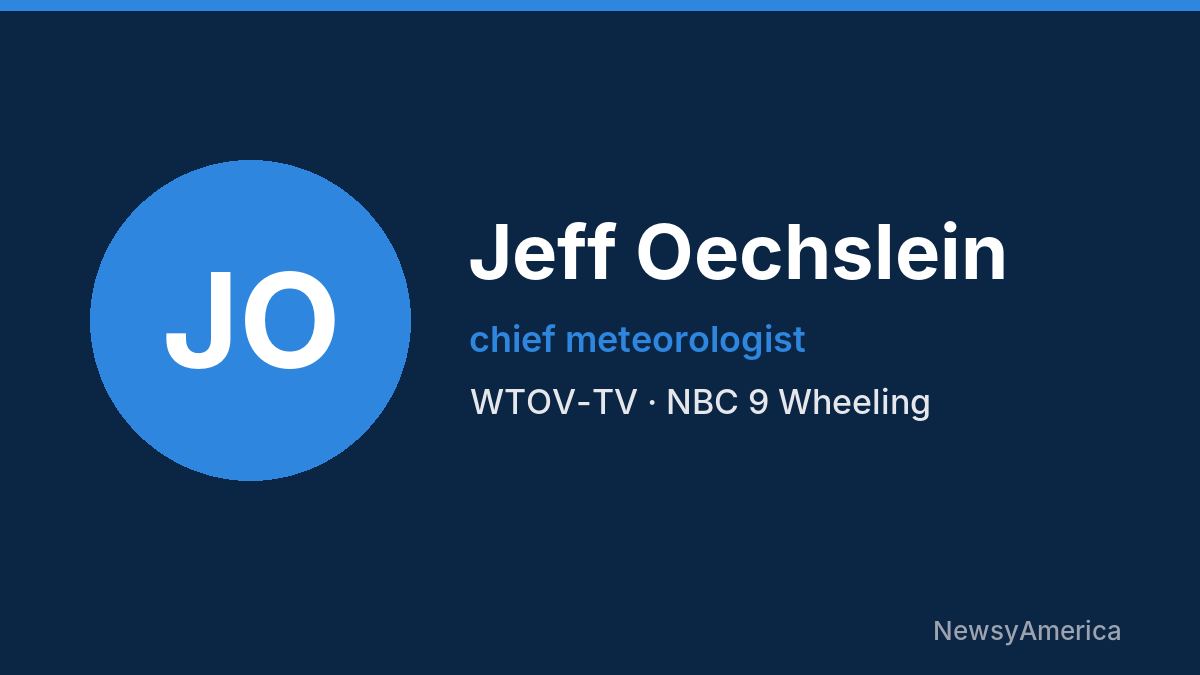 Jeff Oechslein – WTOV-TV, Wheeling